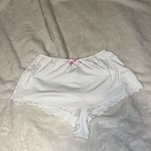 Coquette pajama shorts